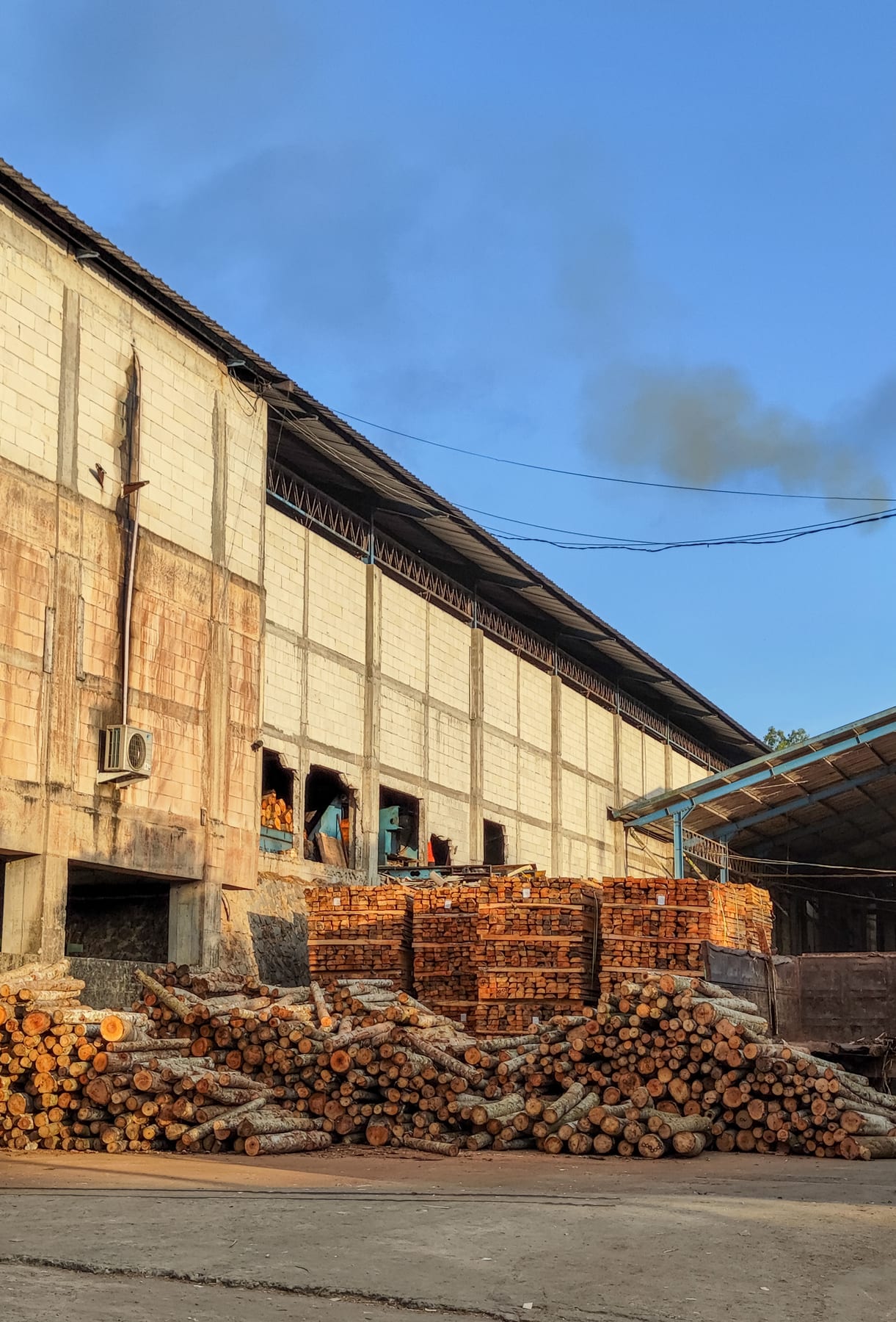 İncek Odun deposu ve tomruk stok sahası — Gölbaşı Ankara